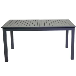 Viadurini in the Garden Gartentische Aus Aluminium|Ausziehbare Gartentische-Ausziehbarer Gartentisch aus Aluminium mit gelatteter Platte - Passport