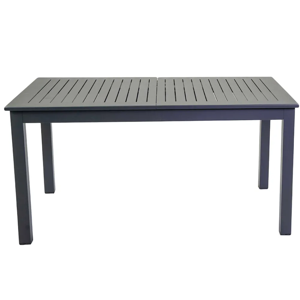 Viadurini in the Garden Gartentische Aus Aluminium|Ausziehbare Gartentische-Ausziehbarer Gartentisch aus Aluminium mit gelatteter Platte - Passport