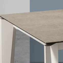 Viadurini Living Ausziehbare Esstische-Ausziehbarer Glaskeramiktisch Fokos Terra Finish Made in Italy - Ariel