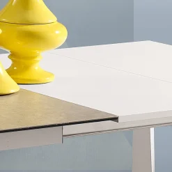 Viadurini Living Ausziehbare Esstische-Ausziehbarer Glaskeramiktisch Fokos Terra Finish Made in Italy - Ariel