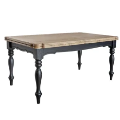 Viadurini Living Esstische Nach Mass|Ausziehbare Esstische-Ausziehbarer Indoor-Tisch aus Tanne mit geformten Ecken und Intarsien Made in Italy - Faramir