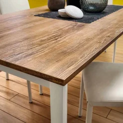 Viadurini Living Ausziehbare Esstische-Ausziehbarer Küchentisch bis 240 cm Holzoptik Made in Italy - Maltesisch