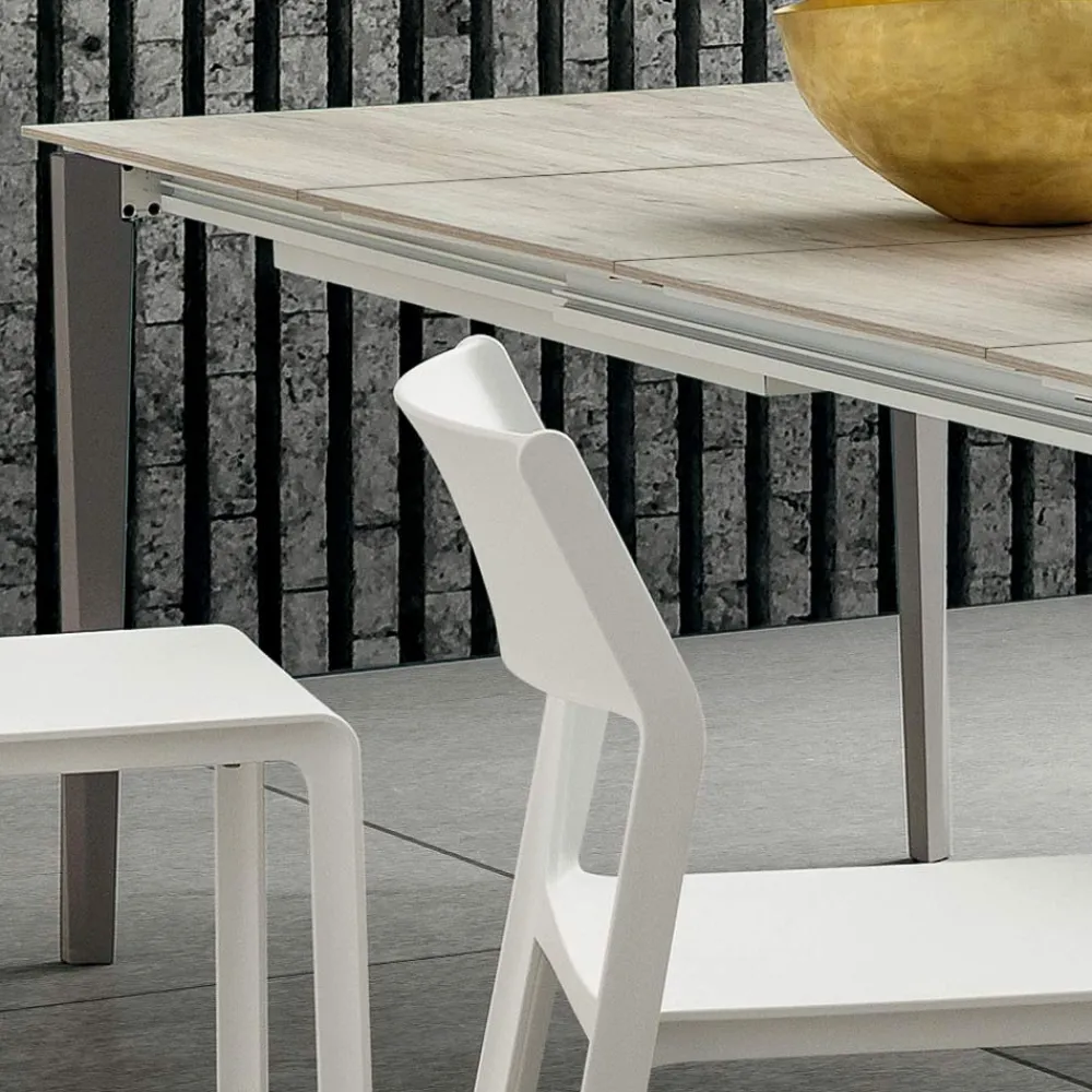 Viadurini Living Ausziehbare Esstische-Ausziehbarer Küchentisch Bis zu 240 cm in Hpl Made in Italy - Fantastisch