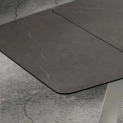 Viadurini Living Ausziehbare Esstische-Ausziehbarer Küchentisch Bis zu 280 cm Marmoroptik Made in Italy - Pinocchio