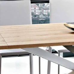 Viadurini Living Ausziehbare Esstische-Ausziehbarer Küchentisch Bis zu 280 cm aus Holz Made in Italy - Carlino