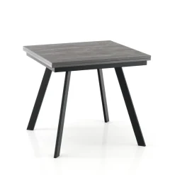 Viadurini Living Ausziehbare Esstische-Ausziehbarer klappbarer Esstisch aus MDF und Metall – Arsen