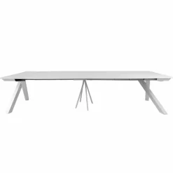 Viadurini Living Ausziehbarer Konsolentisch-Ausziehbarer Konsolentisch bis 325 cm aus Melamin, hergestellt in Italien – Settimmio