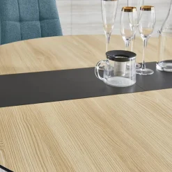 Viadurini Living Ausziehbare Esstische-Ausziehbarer runder Tisch mit MDF-Platte mit Laminatbezug - Apulien