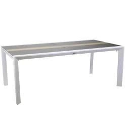 Viadurini in the Garden Gartentische Aus Aluminium|Ausziehbare Gartentische-Ausziehbarer Tisch 300 cm aus Aluminium mit HPL-Einsatz - Righello