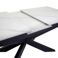 Viadurini Living Ausziehbare Esstische-Ausziehbarer Tisch 200 cm aus Metall und synthetischem Stein - Unterwasser