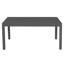 Viadurini in the Garden Gartentische Aus Aluminium|Ausziehbare Gartentische-Ausziehbarer Tisch 220 cm in Anthrazit-Aluminium für den Garten - Schere