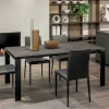 Viadurini Living Ausziehbare Esstische-Ausziehbarer Tisch 310 cm mit Laminatplatte und Metallgestell - Spilla
