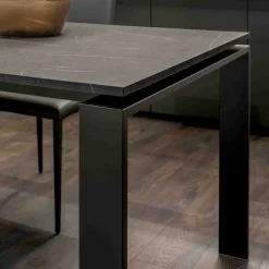 Viadurini Living Ausziehbare Esstische-Ausziehbarer Tisch 310 cm mit Laminatplatte und Metallgestell - Spilla