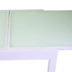Viadurini in the Garden Gartentische Aus Aluminium|Ausziehbare Gartentische-Ausziehbarer Tisch 180 cm oder 220 cm mit gehärteter Glasplatte - Cartellina