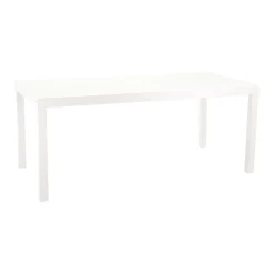 Viadurini in the Garden Gartentische Aus Aluminium|Ausziehbare Gartentische-Ausziehbarer Tisch 180 cm oder 220 cm mit gehärteter Glasplatte - Cartellina