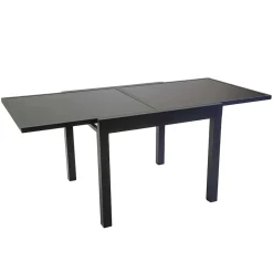 Viadurini in the Garden Gartentische Aus Aluminium|Ausziehbare Gartentische-Ausziehbarer Tisch 180 cm oder 220 cm mit gehärteter Glasplatte - Cartellina