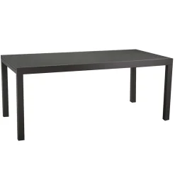 Viadurini in the Garden Gartentische Aus Aluminium|Ausziehbare Gartentische-Ausziehbarer Tisch 180 cm oder 220 cm mit gehärteter Glasplatte - Cartellina