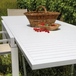 Viadurini in the Garden Ausziehbare Gartentische-Ausziehbarer Tisch 270 cm Outdoor mit Aluminiumgestell - Sheet