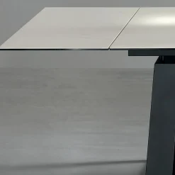 Viadurini Living Ausziehbare Esstische-Ausziehbarer Tisch 3 m Glänzende Keramikplatte Metallbeine - Papusca