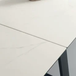 Viadurini Living Ausziehbare Esstische-Ausziehbarer Tisch 3 m Glänzende Keramikplatte Metallbeine - Papusca