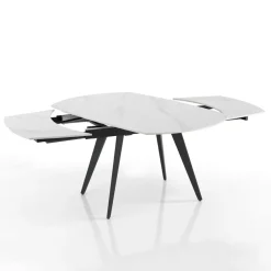 Viadurini Living Ausziehbare Esstische-Ausziehbarer Tisch auf 200 cm mit drehbarer Öffnung – Butego