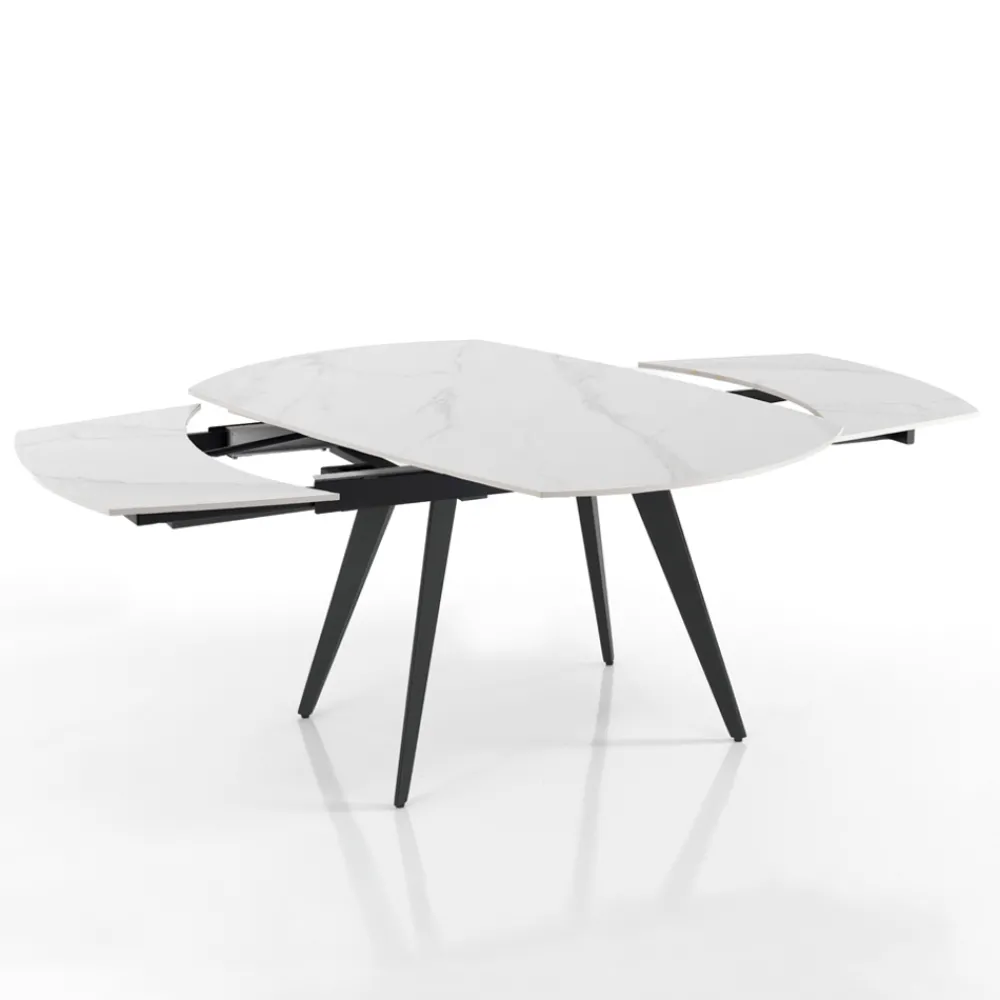 Viadurini Living Ausziehbare Esstische-Ausziehbarer Tisch auf 200 cm mit drehbarer Öffnung – Butego