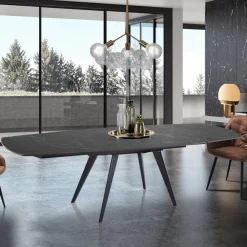 Viadurini Living Ausziehbare Esstische-Ausziehbarer Tisch auf 200 cm mit drehbarer Öffnung – Butego