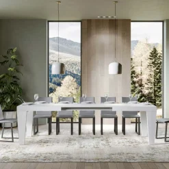 Viadurini Living Ausziehbare Esstische-Ausziehbarer Tisch auf 440 cm. Erhältlich in verschiedenen Ausführungen – Berg