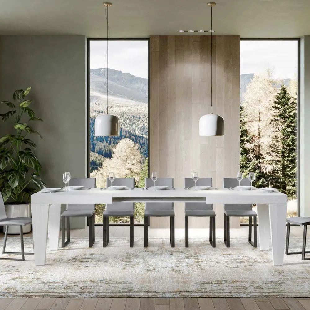 Viadurini Living Ausziehbare Esstische-Ausziehbarer Tisch auf 440 cm. Erhältlich in verschiedenen Ausführungen – Berg