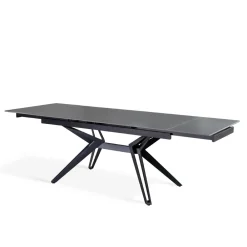 Viadurini Living Ausziehbare Esstische-Ausziehbarer Tisch auf 240 cm aus Keramik und Metall – Bouquet