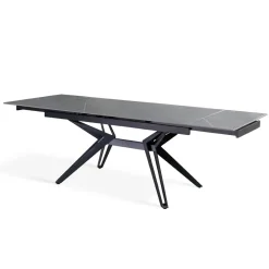 Viadurini Living Ausziehbare Esstische-Ausziehbarer Tisch auf 240 cm aus Keramik und Metall – Bouquet