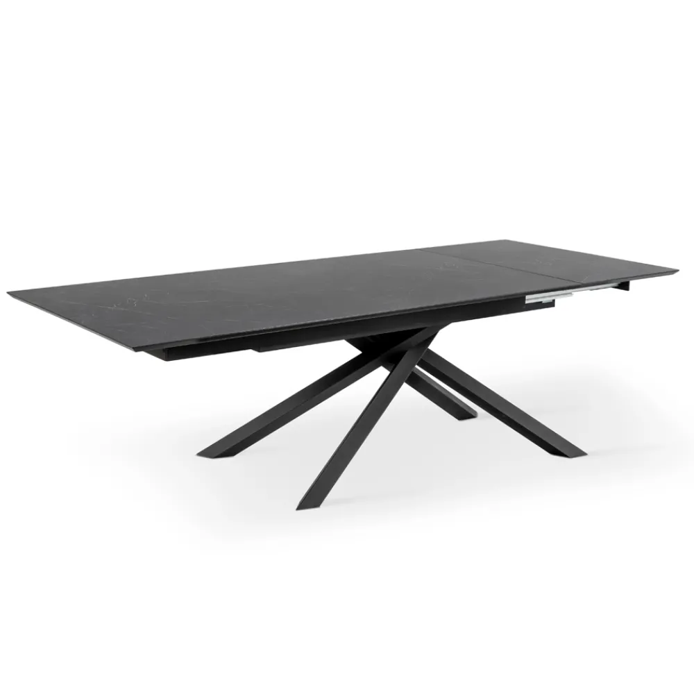 Viadurini Living Ausziehbare Esstische-Ausziehbarer Tisch auf 270 cm mit HPL-Platte und Aluminium-Untergestell – Suchen