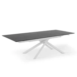 Viadurini Living Ausziehbare Esstische-Ausziehbarer Tisch auf 270 cm mit HPL-Platte und Aluminium-Untergestell – Suchen