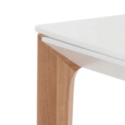 Viadurini Living Ausziehbare Esstische-Ausziehbarer Tisch auf 180 cm mit Beinen aus massiver Eiche und rutheniumfarbenem Holz