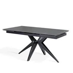 Viadurini Living Ausziehbare Esstische-Ausziehbarer Tisch auf 240 cm mit Keramik- und Metallgestell – Bouquet