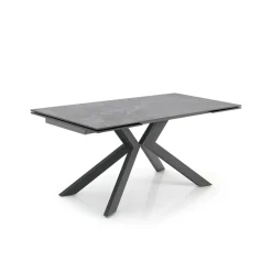 Viadurini Living Ausziehbare Esstische-Ausziehbarer Tisch auf 240 cm aus Keramik mit Marmor-Finish – Chlor