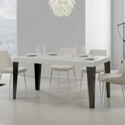 Viadurini Living Ausziehbare Esstische-Ausziehbarer Tisch auf 440 cm in verschiedenen Größen und Ausführungen, hergestellt in Italien – Strand