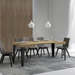 Viadurini Living Ausziehbare Esstische-Ausziehbarer Tisch auf 284 cm in verschiedenen Größen und Ausführungen, hergestellt in Italien – Strand