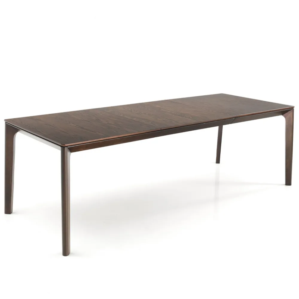 Viadurini Living Ausziehbare Esstische-Ausziehbarer Tisch auf 240 cm aus Holz mit Platte aus MDF – Ruthenium