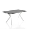Viadurini Living Ausziehbare Esstische-Ausziehbarer Tisch auf 200 cm aus Keramik und Stahl – Belone