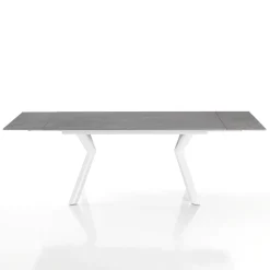 Viadurini Living Ausziehbare Esstische-Ausziehbarer Tisch auf 200 cm aus Keramik und Stahl – Belone