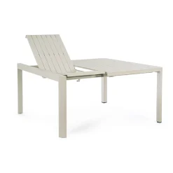 Viadurini in the Garden Gartentische Aus Aluminium|Ausziehbare Gartentische-Ausziehbarer Tisch auf 149 cm aus pulverbeschichtetem Aluminium – Need