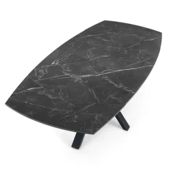 Viadurini Living Ausziehbare Esstische-Ausziehbarer Tisch auf 210 cm aus Stahl und Keramik – Bavosa