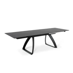 Viadurini Living Ausziehbare Esstische-Ausziehbarer Tisch auf 270 cm mit HPL-Platte und Aluminiumgestell – Villongo