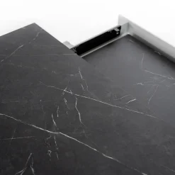 Viadurini Living Ausziehbare Esstische-Ausziehbarer Tisch auf 270 cm mit HPL-Platte und Aluminiumgestell – Villongo