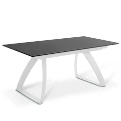 Viadurini Living Ausziehbare Esstische-Ausziehbarer Tisch auf 270 cm mit HPL-Platte und Aluminiumgestell – Villongo