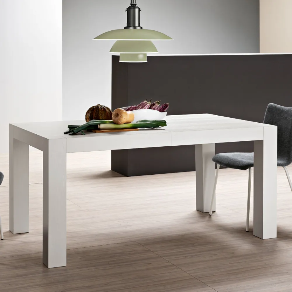 Viadurini Living Ausziehbare Esstische-Ausziehbarer Tisch aus klappbarem Melamin Made in Italy - Oky