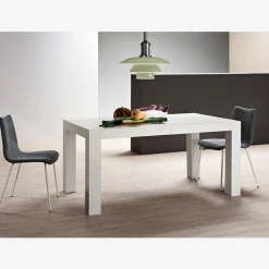 Viadurini Living Ausziehbare Esstische-Ausziehbarer Tisch aus klappbarem Melamin Made in Italy - Oky