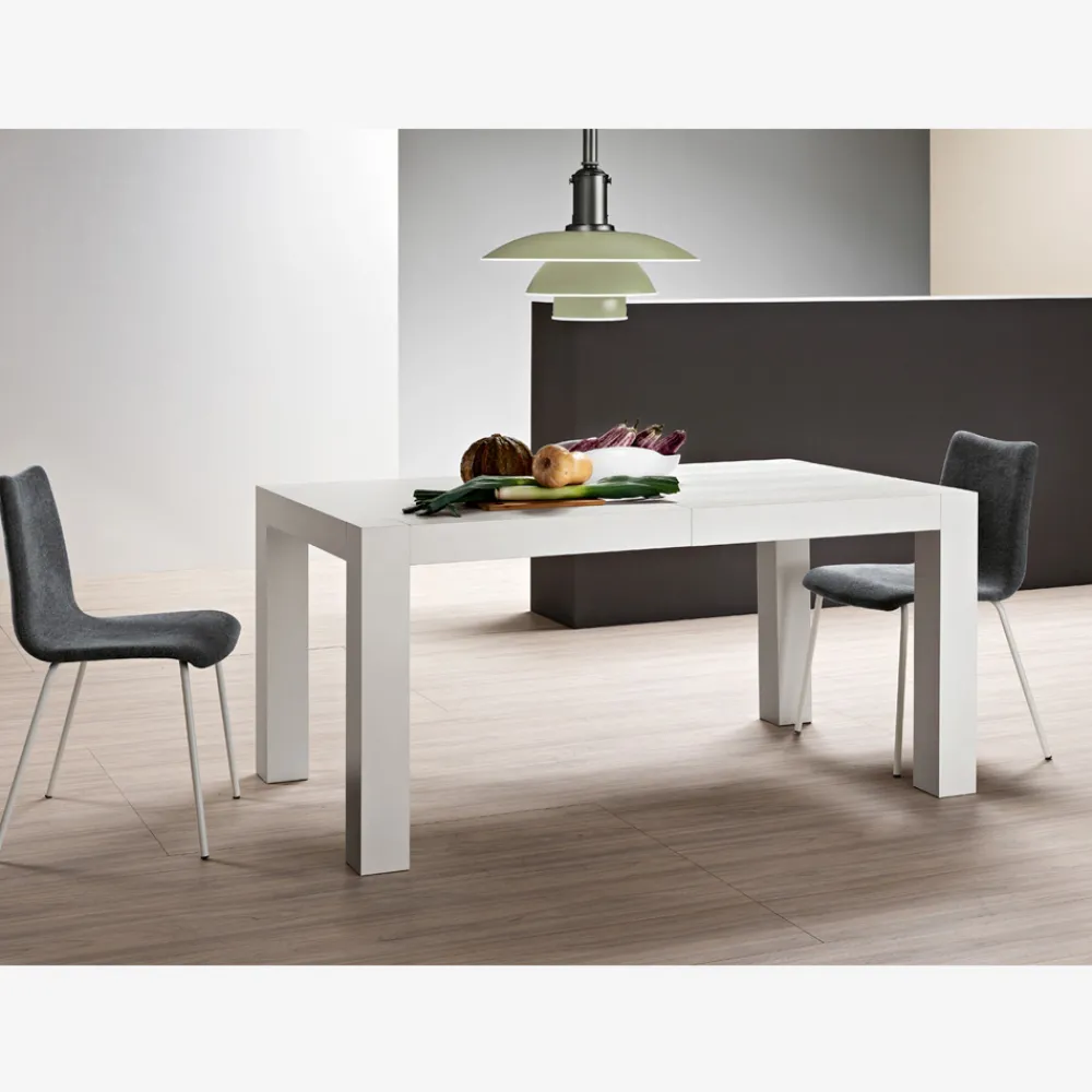 Viadurini Living Ausziehbare Esstische-Ausziehbarer Tisch aus klappbarem Melamin Made in Italy - Oky