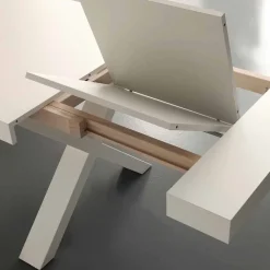 Viadurini Living Ausziehbare Esstische-Ausziehbarer Tisch aus MDF und melaminbeschichteten Spanplatten Denver